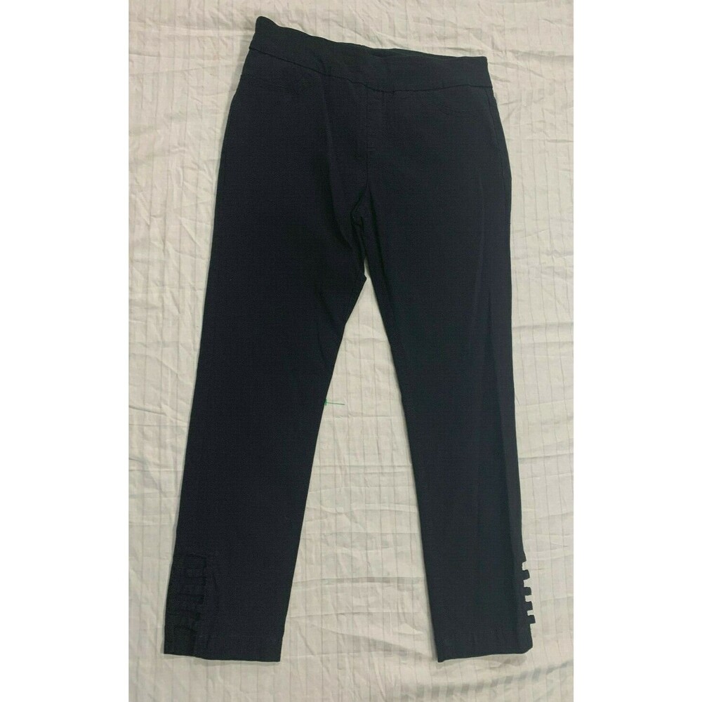 SOFT SURROUNDINGS WOMENS PULL ON CAPRIS PANTS SIZE S PETITE